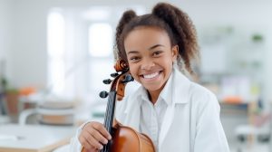 Young violinist